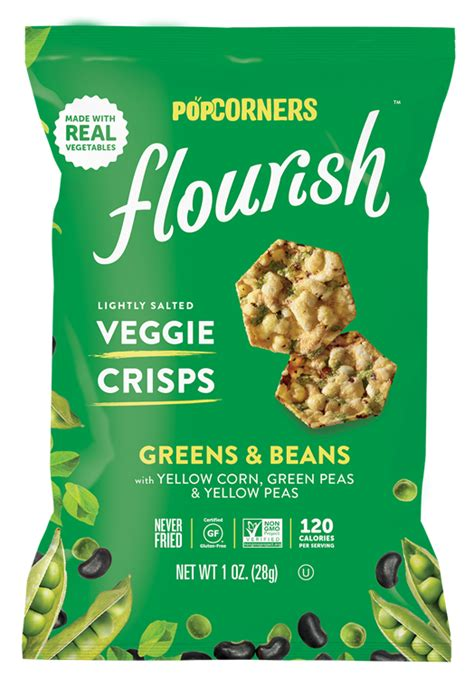 Popcorners Veggie Crisps Green & Beans