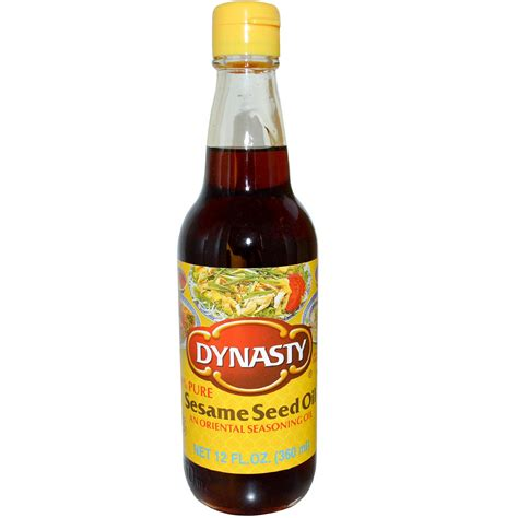 Sesame Seed Oil, Dynasty, 12 Fl Oz