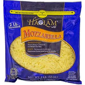 Haolam Mozzarella Shredded 2lbs