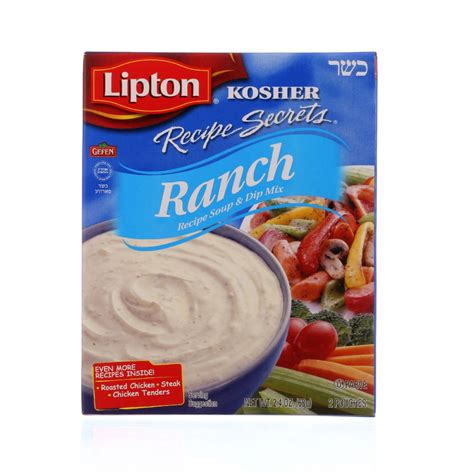 Lipton Recipe Secrets Kosher Ranch Recip