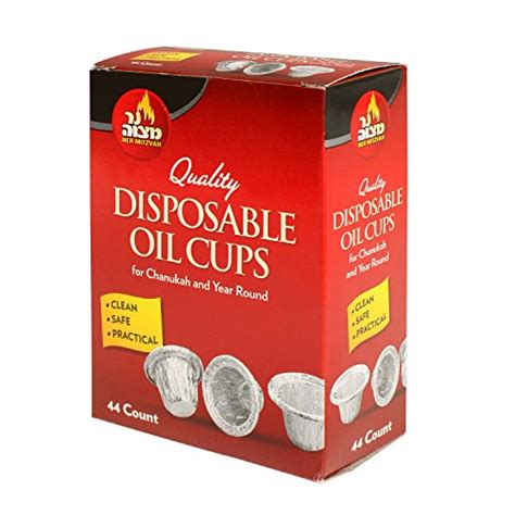 Chanukah Disposable Foil Oil Cups