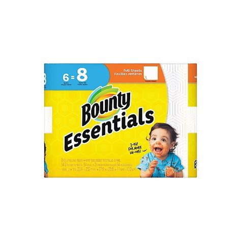 Bounty Essentials Paper Towel - 6 Rolls