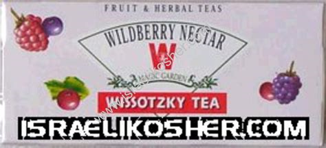 Wissotzky No Caf Wildbry Tea