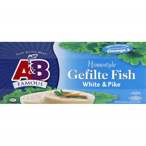 A&b Homestyle Gefilte Fish Whit & Pike