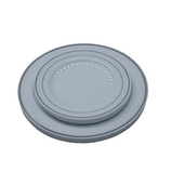 Fancy Feast 50 Plastic Plates Silver Set