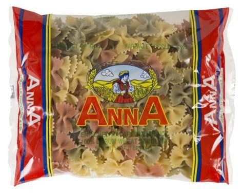 Anna Farfalle Tri Color Pasta