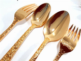 Fancy Feast Rose Cutlery Set 50pc