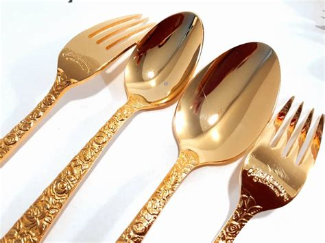 Fancy Feast Rose Cutlery Set 50pc