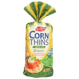 Real Foods Corn Thins Organic Sesame