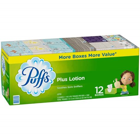 Puffs Plus Lotion Facial Tissues