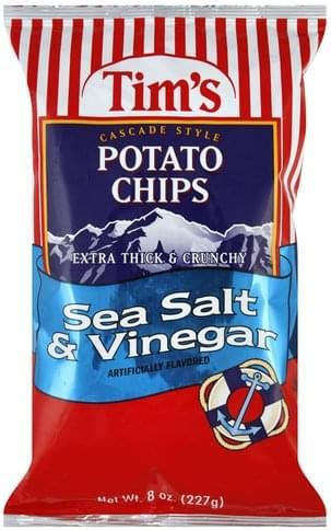 Tims Sea Salt Vinegar Potato Chips