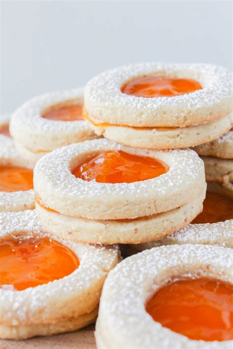 Sam's Bakery Apricot Linzer Cookies