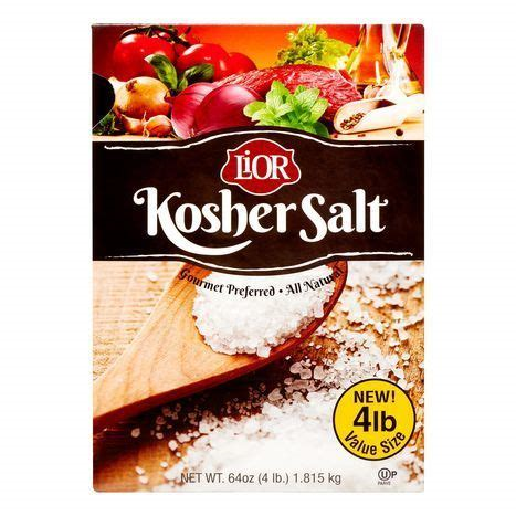 Lior Kosher Salt 4lb