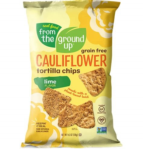 Cauliflower Chips Lime