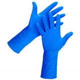 Blue Latex Diamnond Gloves