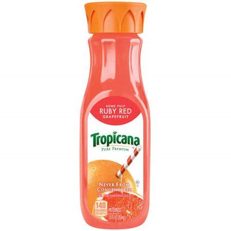 Tropicana Ruby Red Grapefruit Juice Some