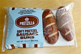 Pretzilla Soft Pretzel Sausage Buns