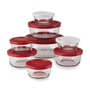 Anchor Hocking 16 Pc Glass Storage Set
