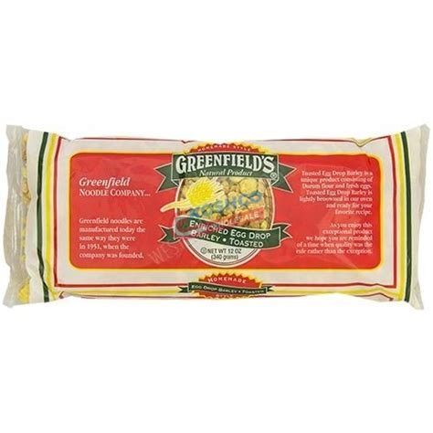 Greenfield's Enriched Egg Drop Barley -