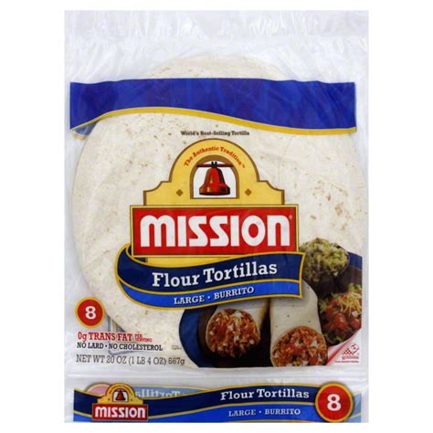 Mission Flour Tortillas Large Burrito Su