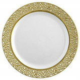 Fancy Feast 10" Gold Plates