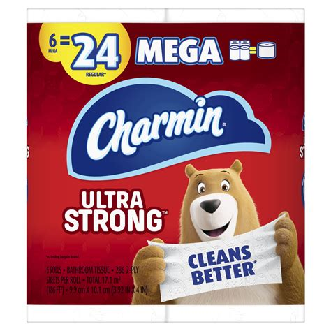 Charmin Ultra Strong - 6 Rolls