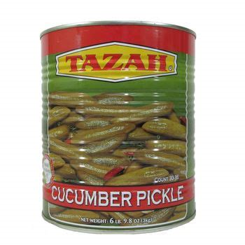 Tazah Cucumber Pickle #10 Can