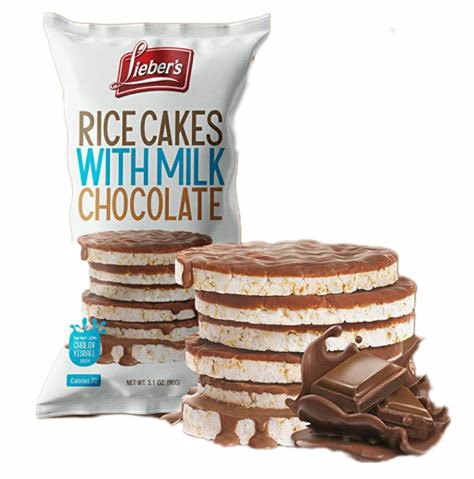 Liebers Milk Choc Rice Cakes 1oz