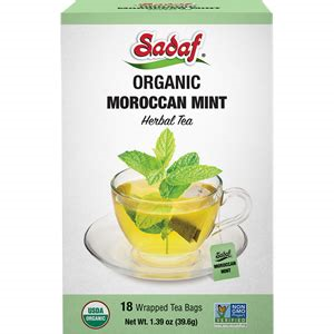 Sadaf Organic Mint Tea Bag 18