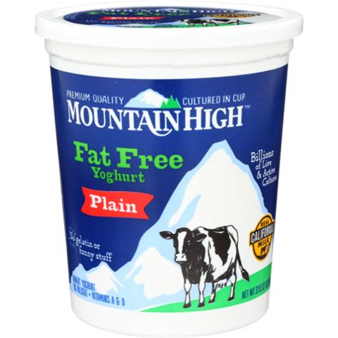 Mt Hi Fat Free Yoghurt