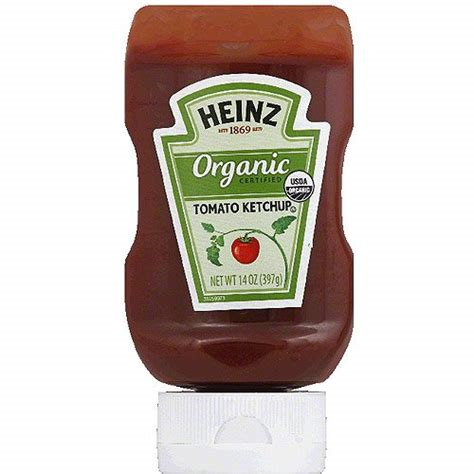 Heinz Organic Ketchup 14  Oz