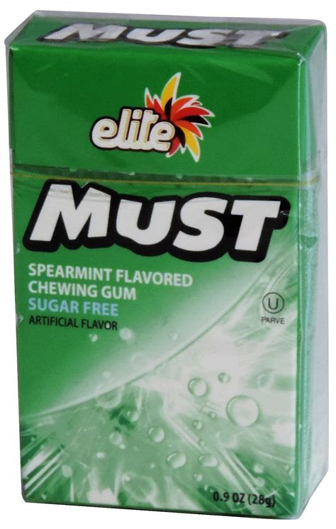 Must Spearminth Flavored Gum