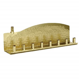 Tin Gold Menorah