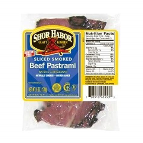 Shor Harbor Pastrami Sliced