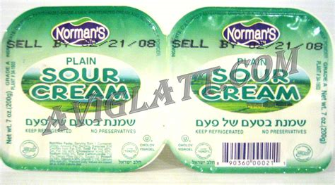 Normsans Sour Cream 6oz