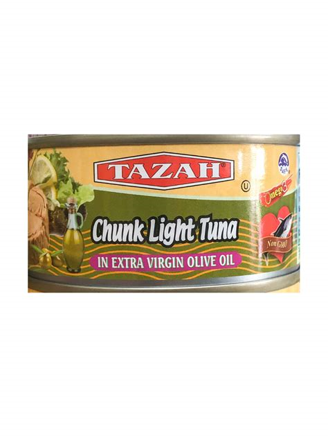 Tazah Chunk Light Tuna In Exta Vrg Oil