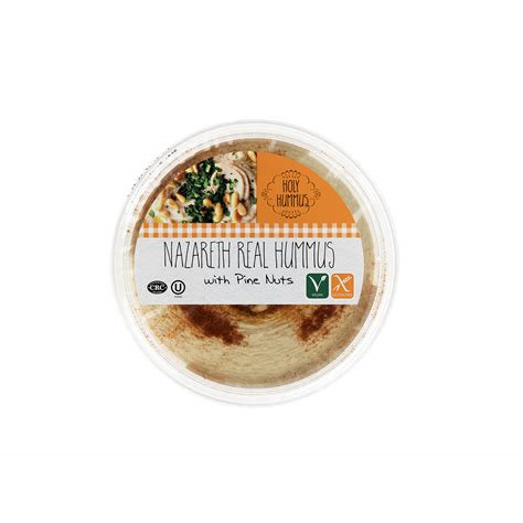 Holy Hummus W/pine Nuts Nazareth 10oz