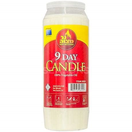 Ner Mitzva 9 Day Candle