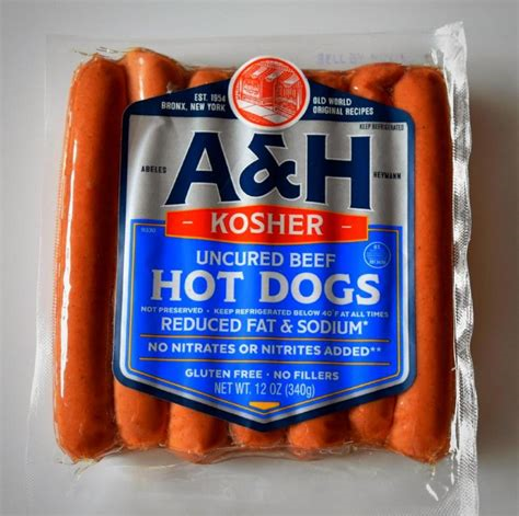 A&h Beef Franks Uncured Hot Dog