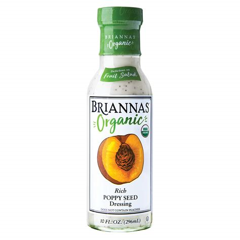 Briannas Organic Poppy Seed Dressing